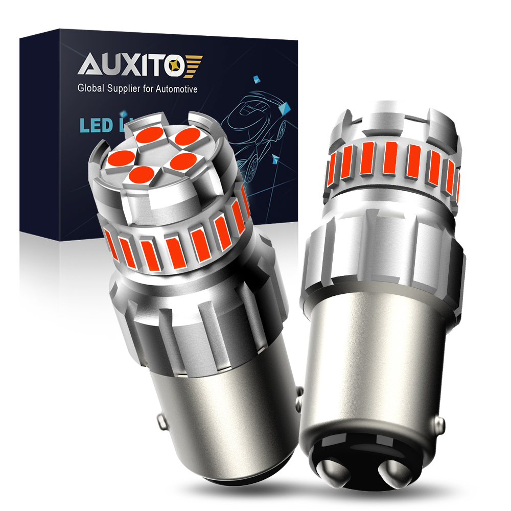 Ludwigia Super Red - AUXITO 2 ชิ้นสีแดง 1157 P21/5 วัตต์