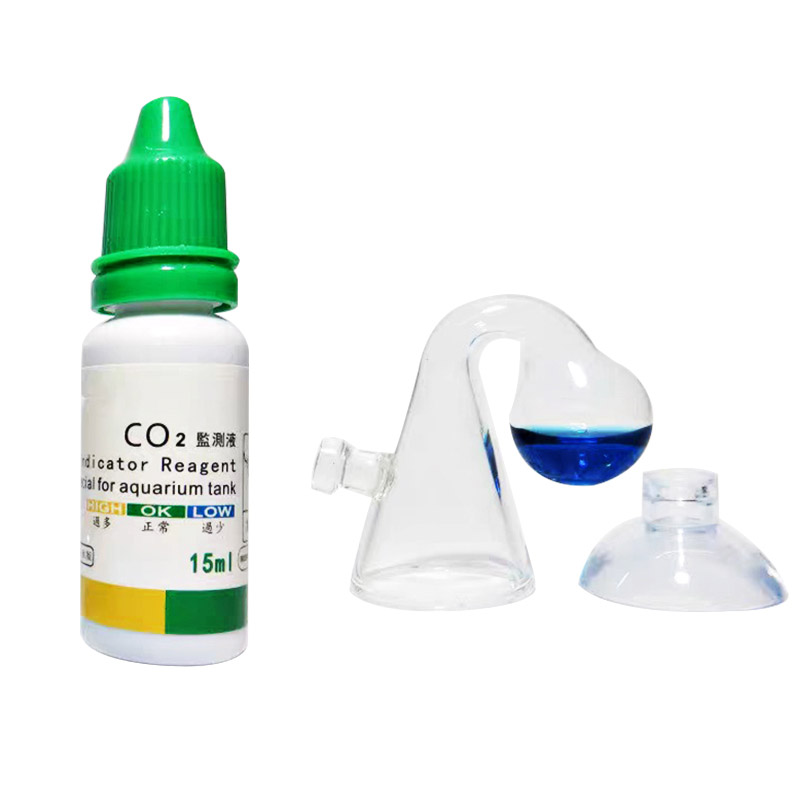 Aquarium Plant Nutrients - น้ำยาตรวจสอบ CO2 สำหรับตู้ปลา ตรวจสอบความเข้มข้นของ CO2 ในระบบท้นไม้และหญ้า