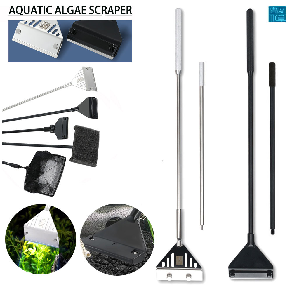 Planted Aquarium Tool Kit - สแตนเลส Aquarium Fish TANK สาหร่าย Scraper