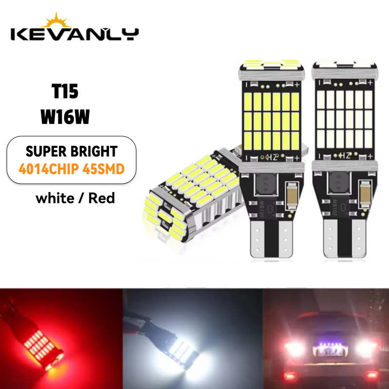 Ludwigia Super Red - 2pcs T15 ย้อนกลับ W16W LED Super