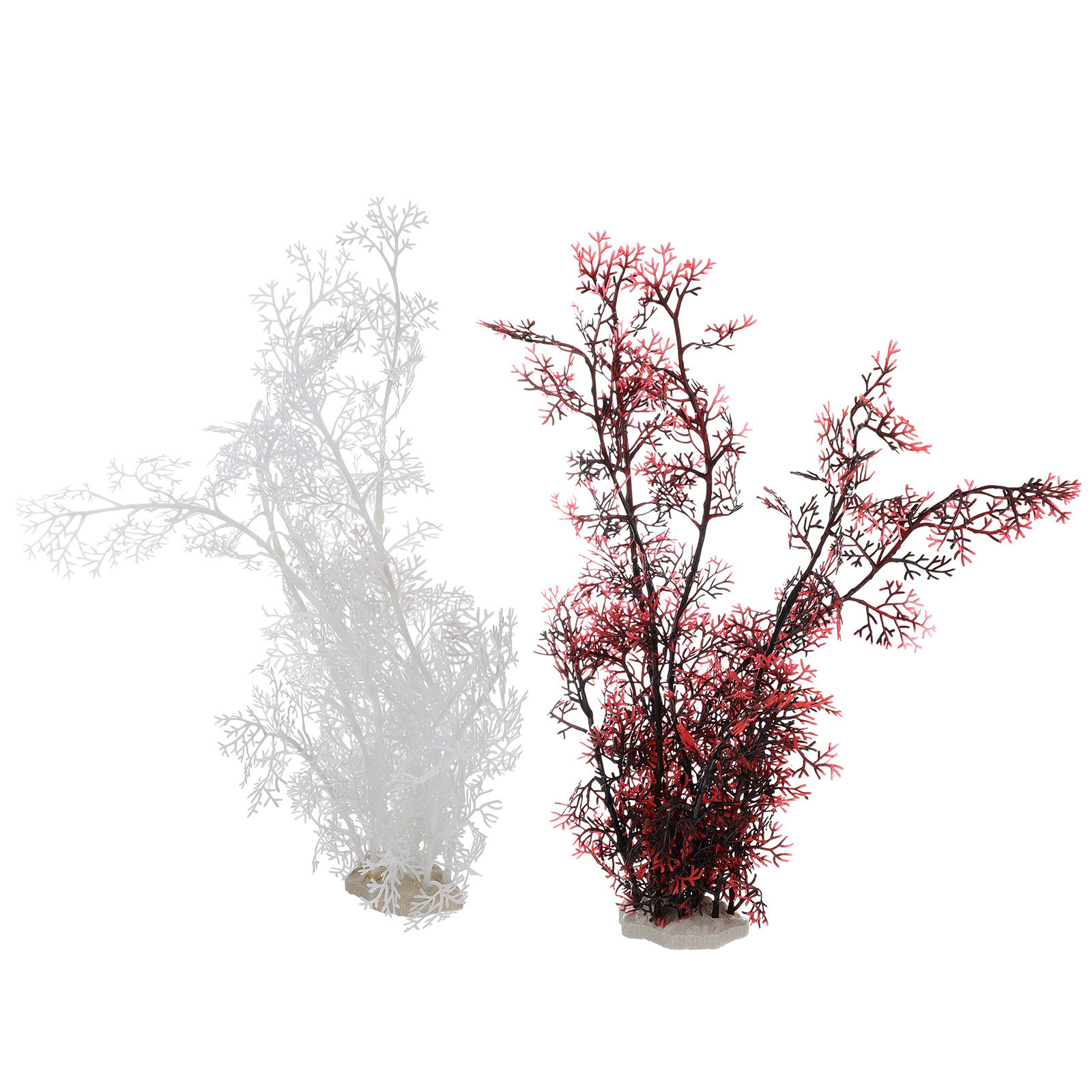 Planted Aquarium Models - ต้นไม้จำลอง 2 ชิ้น สำหรับตกแต่งตู้ปลา ตกแต่งด้วยพืชน้ำ หญ้าประดับ