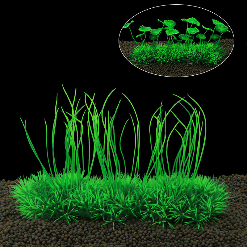 Planted Aquarium Models - 1PC ประดิษฐ์ Aquarium Water Plant ตกแต่งที่สมจริงหญ้าและ
