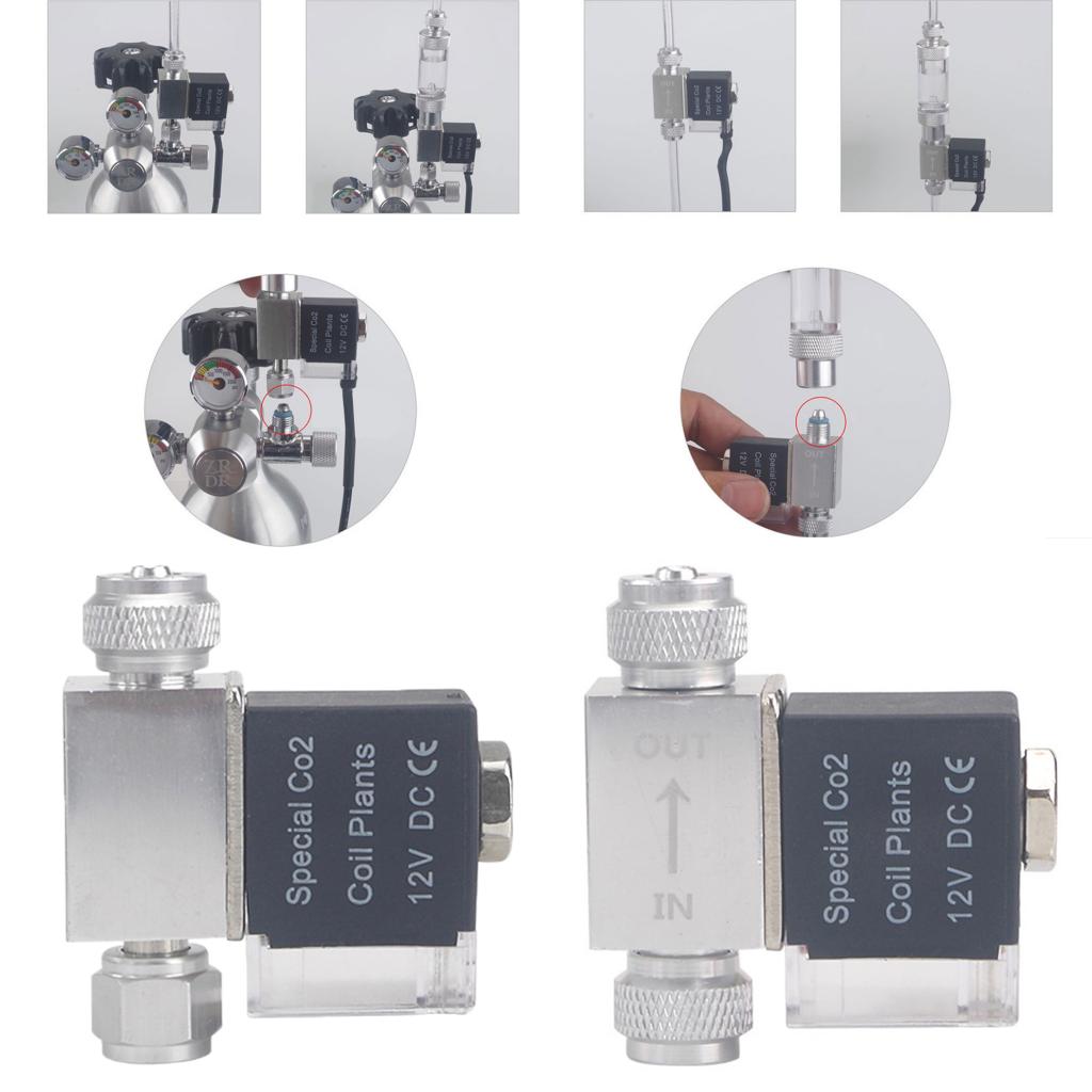 โซลินอยด์วาล์วสำหรับตู้ปลา CO2 - Planted Aquarium Temperature บทวิจารณ์และราคา