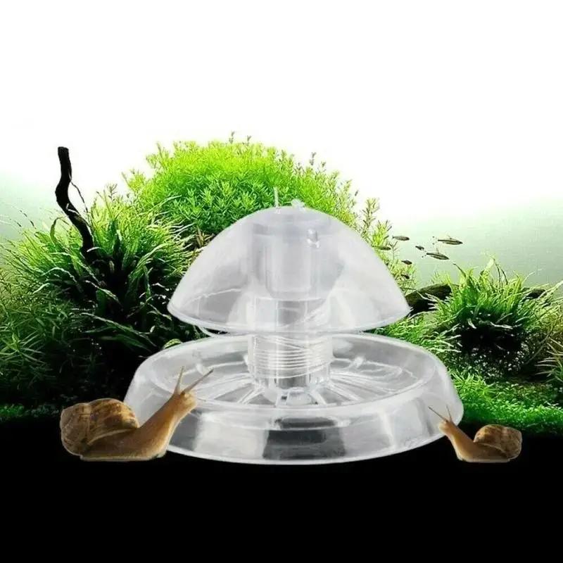 กับดักหอยทากพลาสติกใสขนาด 6/8  - Planted Aquarium Supplies บทวิจารณ์และราคา
