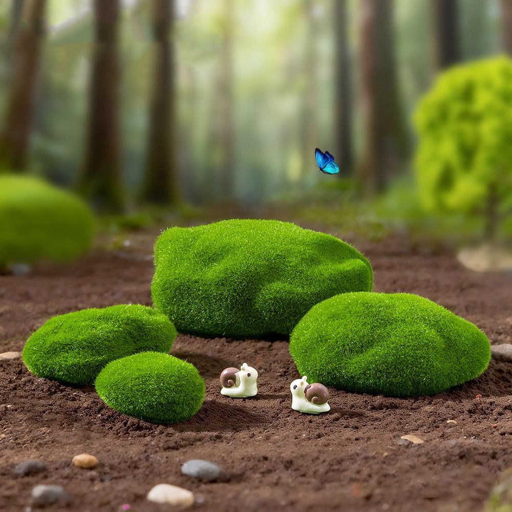 หินมอสประดิษฐ์สีเขียว 2/4/6/10 - Planted Aquarium Models บทวิจารณ์และราคา