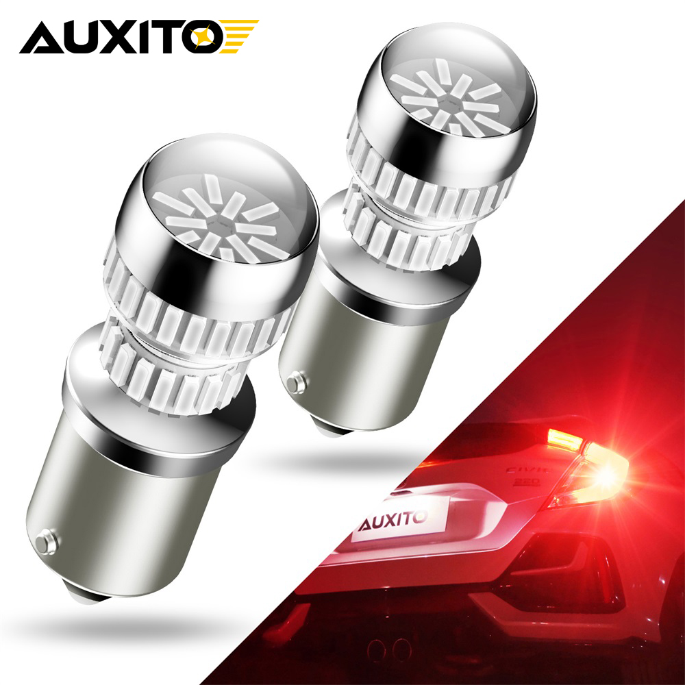 AUXITO 2 ชิ้น 1156 P21W Ba15s  - Ludwigia Super Red บทวิจารณ์และราคา