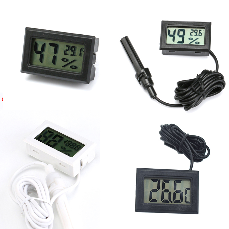 มินิดิจิตอลความชื้นเครื่องวัดอ - Planted Aquarium Temperature บทวิจารณ์และราคา