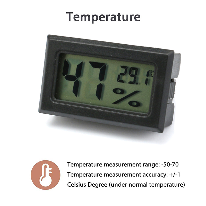 มินิดิจิตอลความชื้นเครื่องวัดอ - Planted Aquarium Temperature บทวิจารณ์และราคา