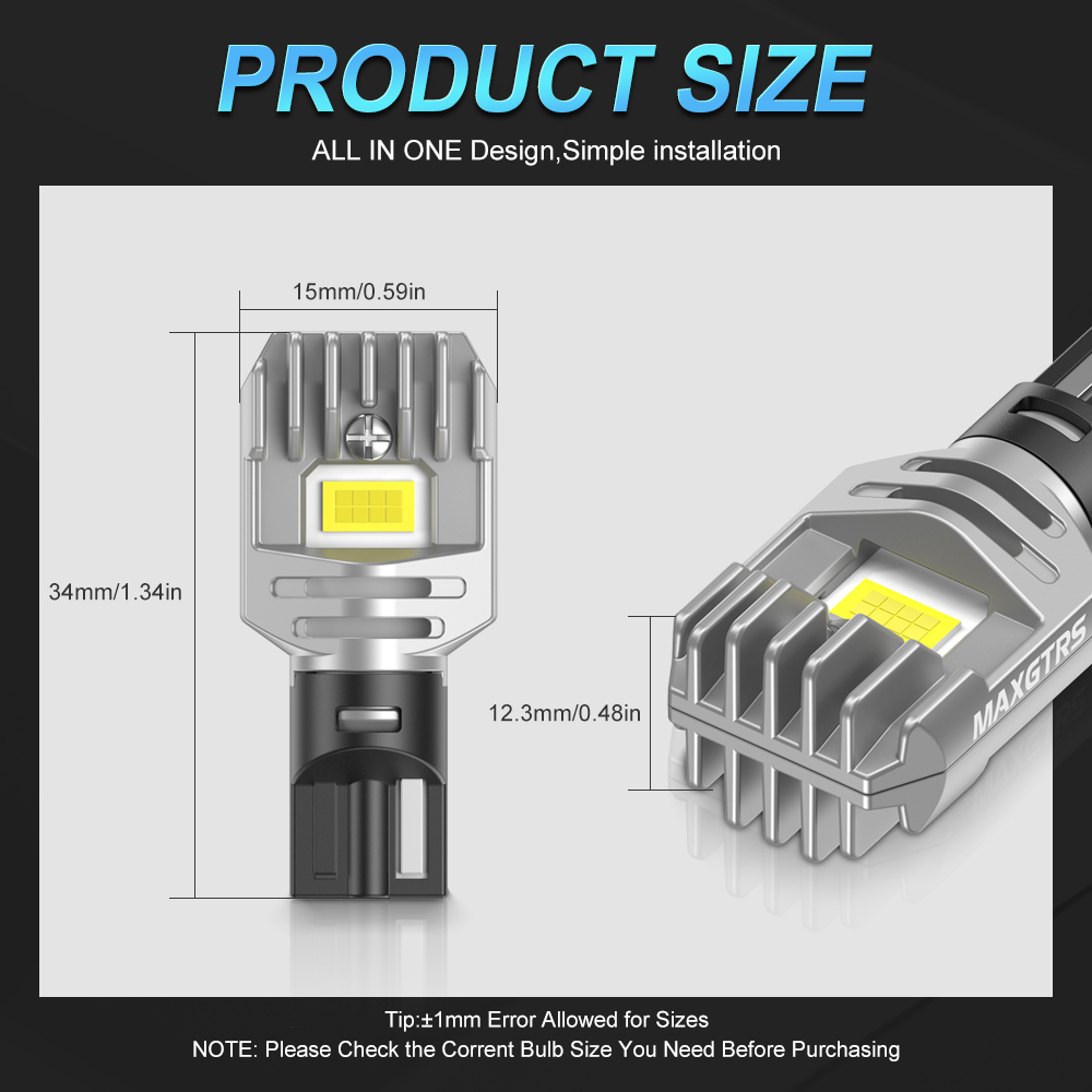 ไฟถอยหลัง LED Canbus T15 T16 2 - Ludwigia Super Red บทวิจารณ์และราคา
