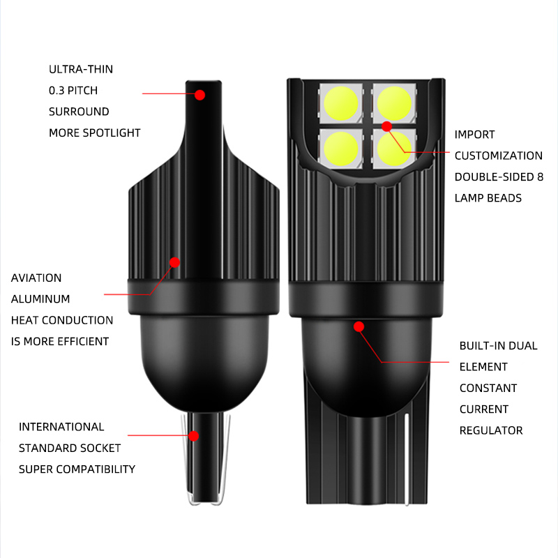หลอดไฟ LED T10 W5W จำนวน 2 ชิ้ - Ludwigia Super Red บทวิจารณ์และราคา