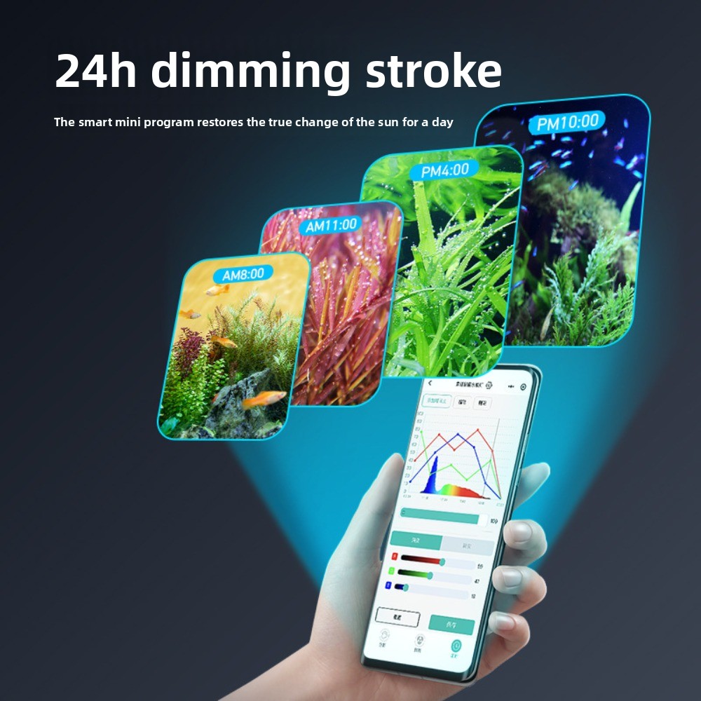 ไฟปลูกพืชน้ำ RGB สำหรับตู้ปลาอ - Planted Aquarium Algae Control บทวิจารณ์และราคา
