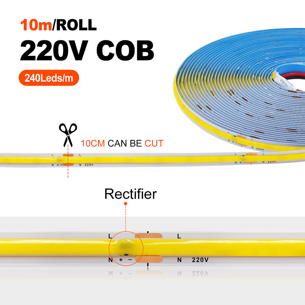 220V 5m 10m 15m 20m 50m COB LE - Ludwigia Super Red บทวิจารณ์และราคา