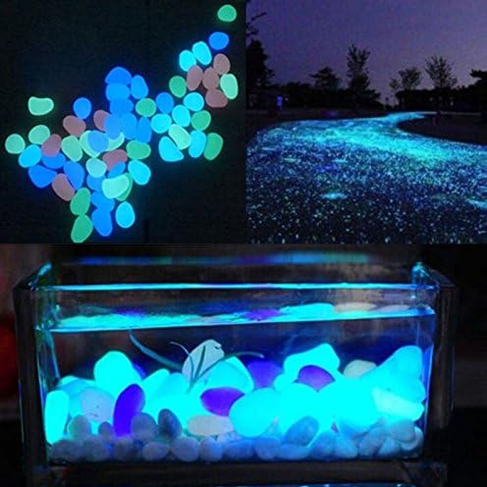 ถังปลา Rocks Glow Blue Pebbles - Planted Aquarium Supplies บทวิจารณ์และราคา