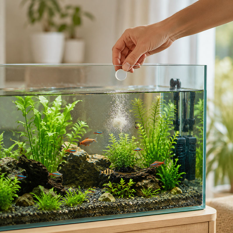 เม็ดกำจัดตะไคร่น้ำในตู้ปลา MIR - Planted Aquarium Supplies บทวิจารณ์และราคา