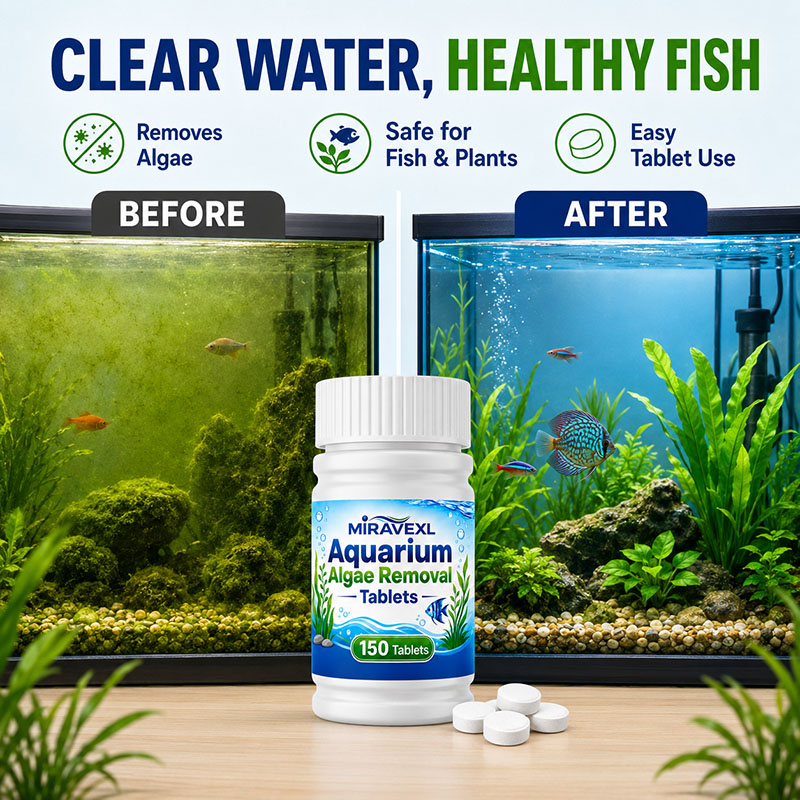 เม็ดกำจัดตะไคร่น้ำในตู้ปลา MIR - Planted Aquarium Supplies บทวิจารณ์และราคา