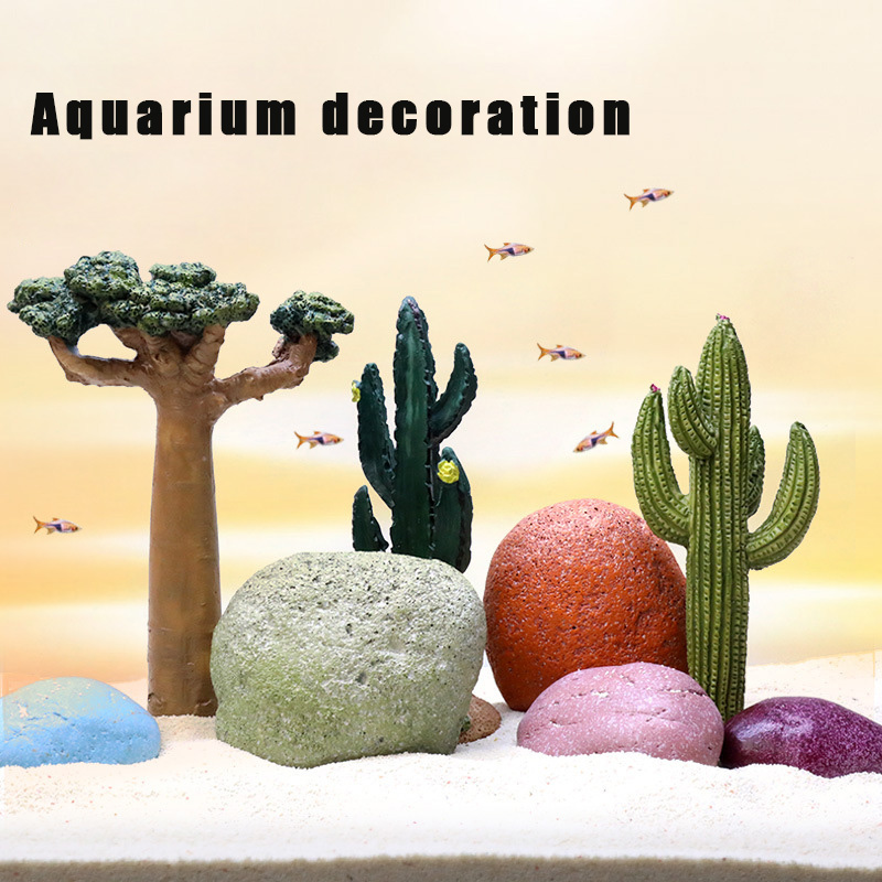 ของตกแต่งตู้ปลา โมเดลต้นกระบอง - Planted Aquarium Models บทวิจารณ์และราคา