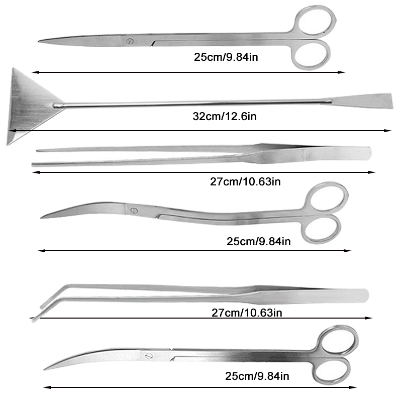 กรรไกรตัดแต่งต้นไม้ในตู้ปลา แห - Planted Aquarium Tool Kit บทวิจารณ์และราคา