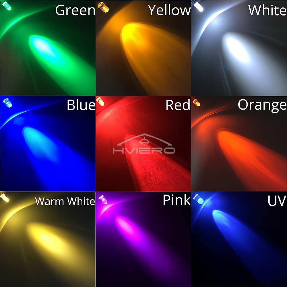 100 ชิ้น F5 5 มม. ไฟ LED สีขาว - Ludwigia Super Red บทวิจารณ์และราคา