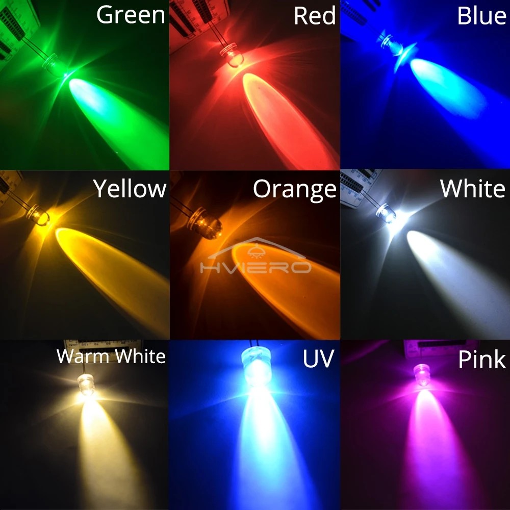 100 ซุปเปอร์ไบรท์ LED F8 8MM 2 - Ludwigia Super Red บทวิจารณ์และราคา